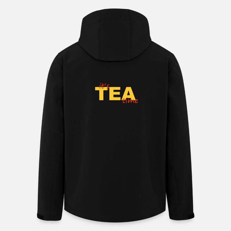 L’heure du thé - Veste softshell homme en polyester recyclé Stanley/Stella - noir