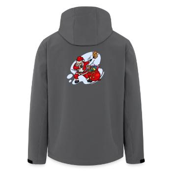 Sweet Dab Dabbing Santa Claus Xmas Christmas - Men’s Recycled Softshell Jacket by Stanley/Stella - anthracite - Back - AI Model Male 185 light (185cm)