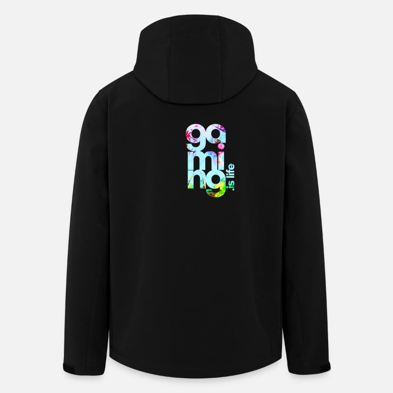 Gamer - Veste softshell homme en polyester recyclé Stanley/Stella - noir