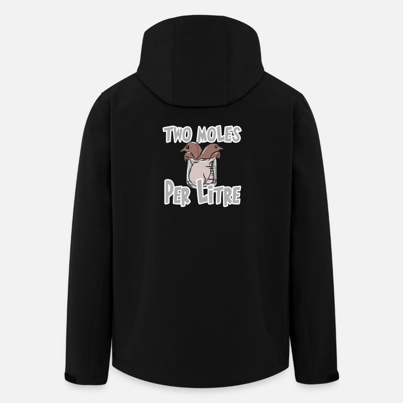 science - Men’s Recycled Softshell Jacket by Stanley/Stella - black