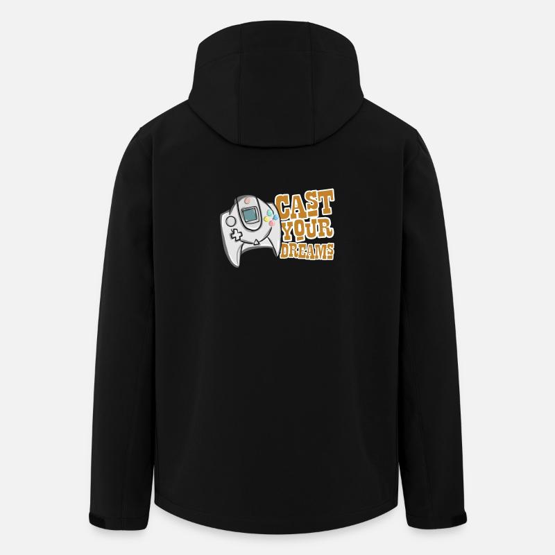 Cadeau de jeu - Veste softshell homme en polyester recyclé Stanley/Stella - noir