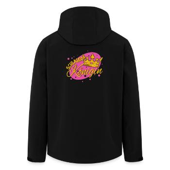 Schlager Queen folk music fan music statement - Men’s Recycled Softshell Jacket by Stanley/Stella - black - Back - AI Model Male 185 light (185cm)