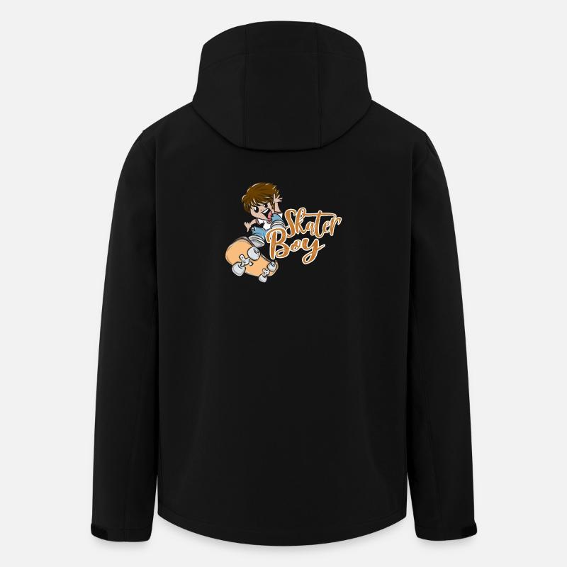 Skateboard - Recycelte Männer Softshell-Jacke von Stanley/Stella - Schwarz