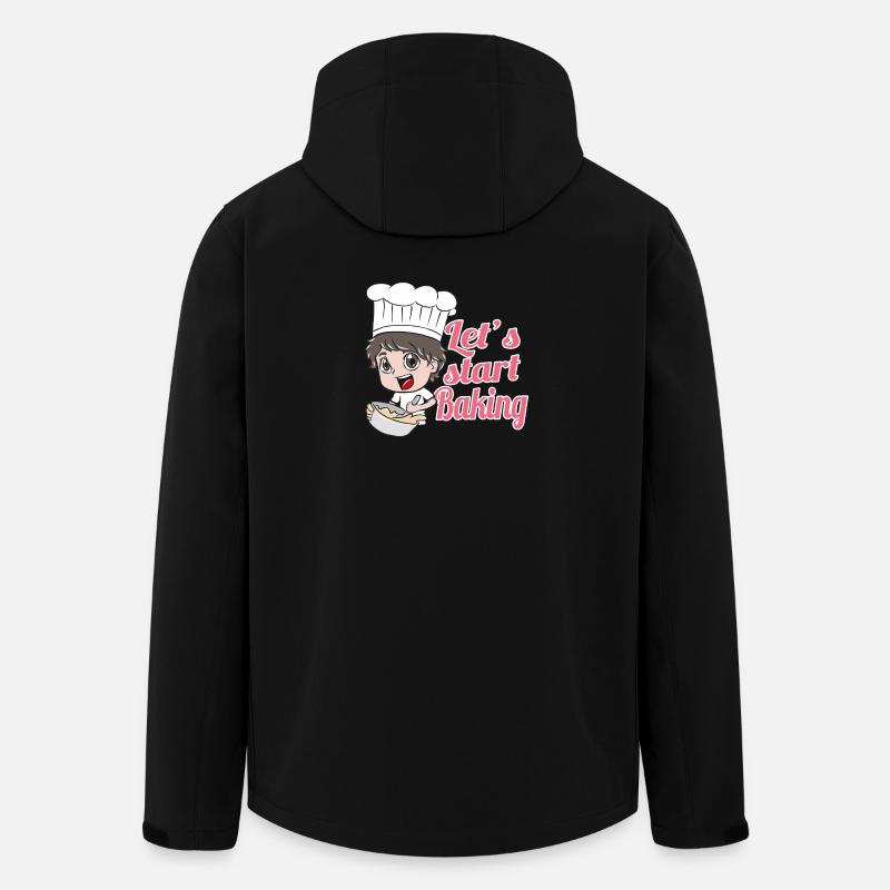 Backen Essen - Recycelte Männer Softshell-Jacke von Stanley/Stella - Schwarz