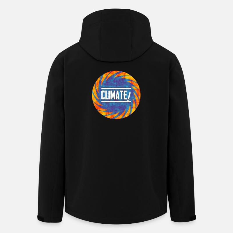 Klimawandel Protest Design - Recycelte Männer Softshell-Jacke von Stanley/Stella - Schwarz