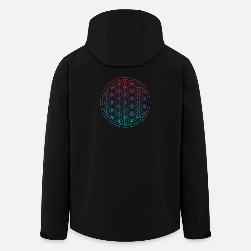 Yoga - Recycelte Männer Softshell-Jacke von Stanley/Stella - Schwarz