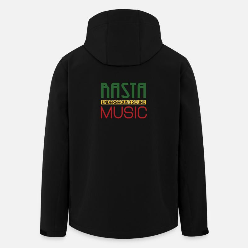 Nasta Underground Sound Logo - Recycelte Männer Softshell-Jacke von Stanley/Stella - Schwarz