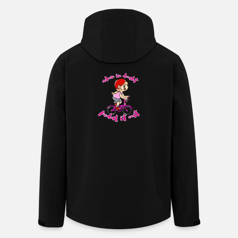 Fahrrad Sport - Recycelte Männer Softshell-Jacke von Stanley/Stella - Schwarz