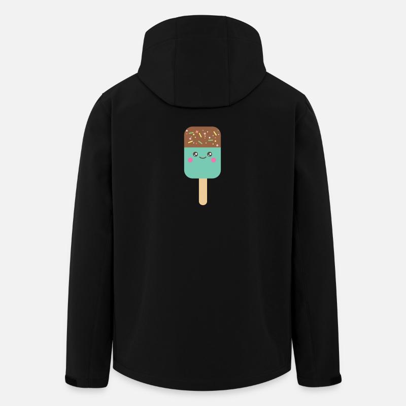 Ice cream - Recycelte Männer Softshell-Jacke von Stanley/Stella - Schwarz