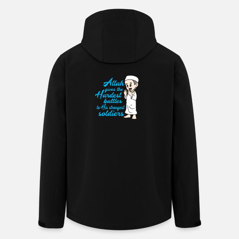 Muslim Islam - Recycelte Männer Softshell-Jacke von Stanley/Stella - Schwarz