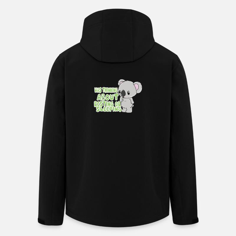 Koala - Recycelte Männer Softshell-Jacke von Stanley/Stella - Schwarz