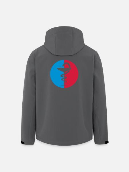Pharmacy / Apotheke / Pharmacie - Men’s Recycled Softshell Jacket by Stanley/Stella - black