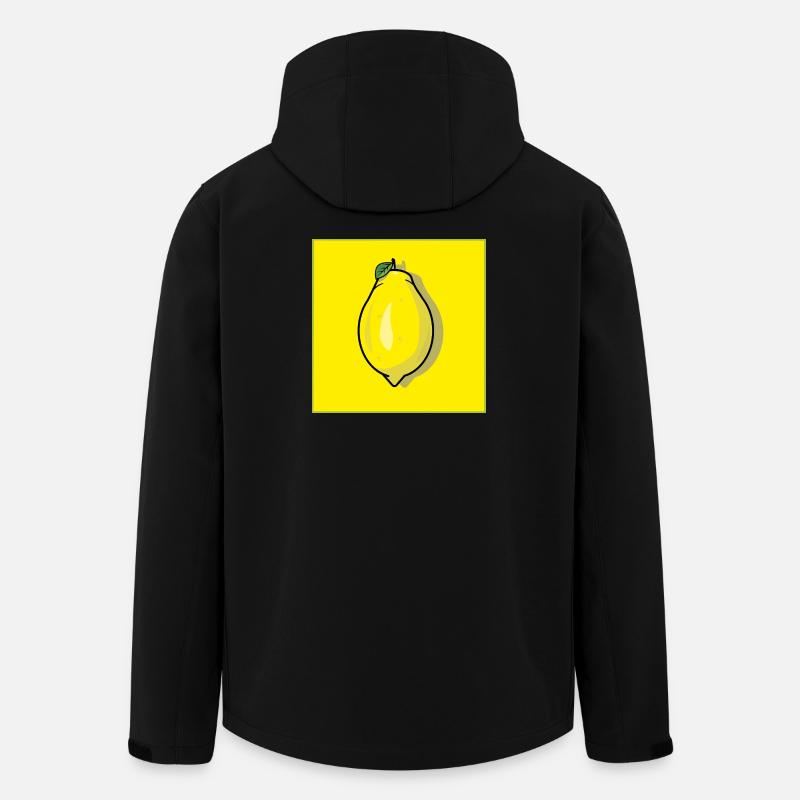 Zitrone Zitrone - Recycelte Männer Softshell-Jacke von Stanley/Stella - Schwarz