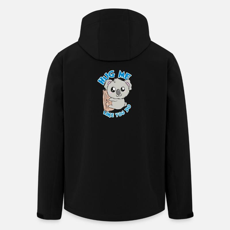 Koala - Recycelte Männer Softshell-Jacke von Stanley/Stella - Schwarz