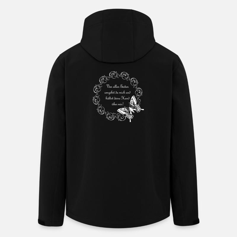 Psalm 139 - Recycelte Männer Softshell-Jacke von Stanley/Stella - Schwarz