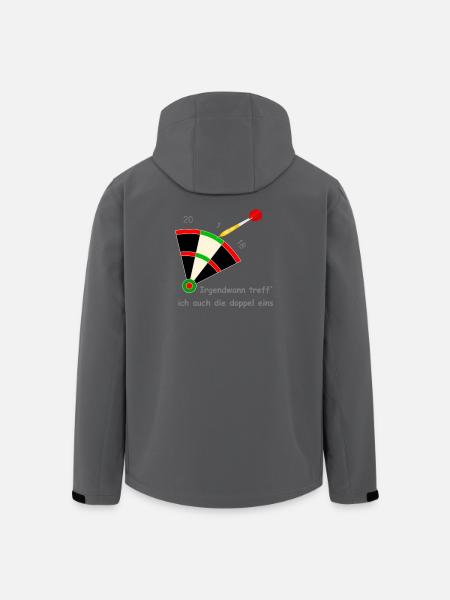 darts sport - Recycelte Männer Softshell-Jacke von Stanley/Stella - Schwarz