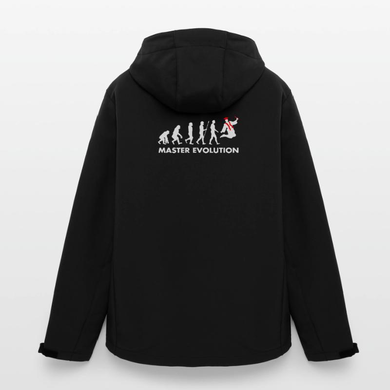 Master Evolution Entwicklung Schulabschluss Diplom Recycelte Männer Softshell-Jacke von Stanley/Stella