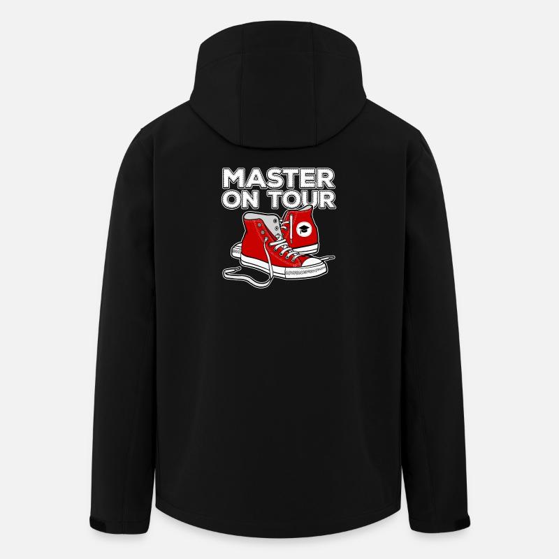 Master diplôme universitaire diplôme diplôme drôle - Veste softshell homme en polyester recyclé Stanley/Stella - noir