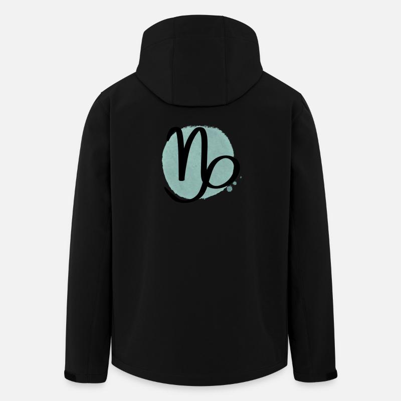 Sternzeichen Steinbock - Recycelte Männer Softshell-Jacke von Stanley/Stella - Schwarz