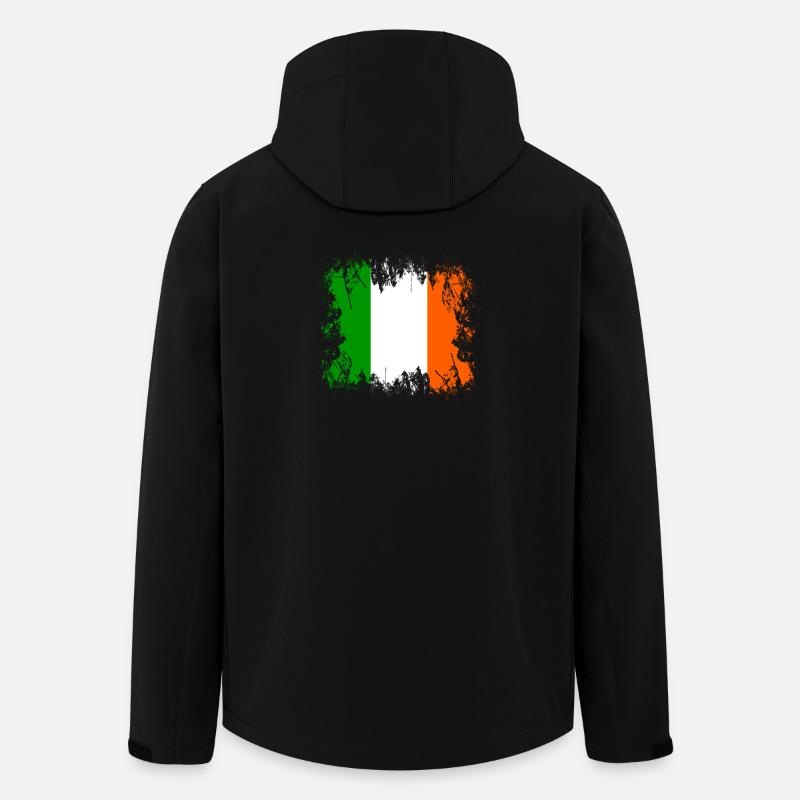 Irlande - Irlande - Veste softshell homme en polyester recyclé Stanley/Stella - noir
