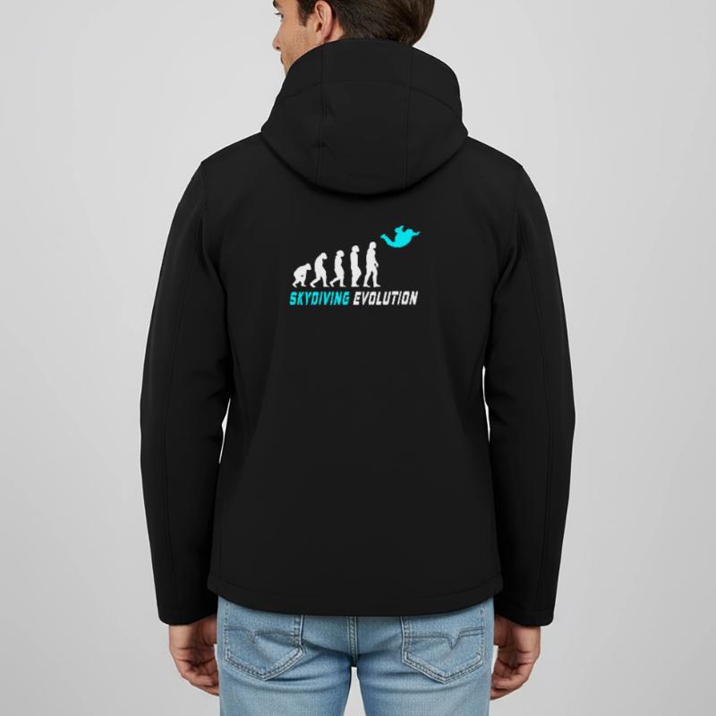 Conception d'évolution de parachute / idée cadeau Veste softshell homme en polyester recyclé Stanley/Stella