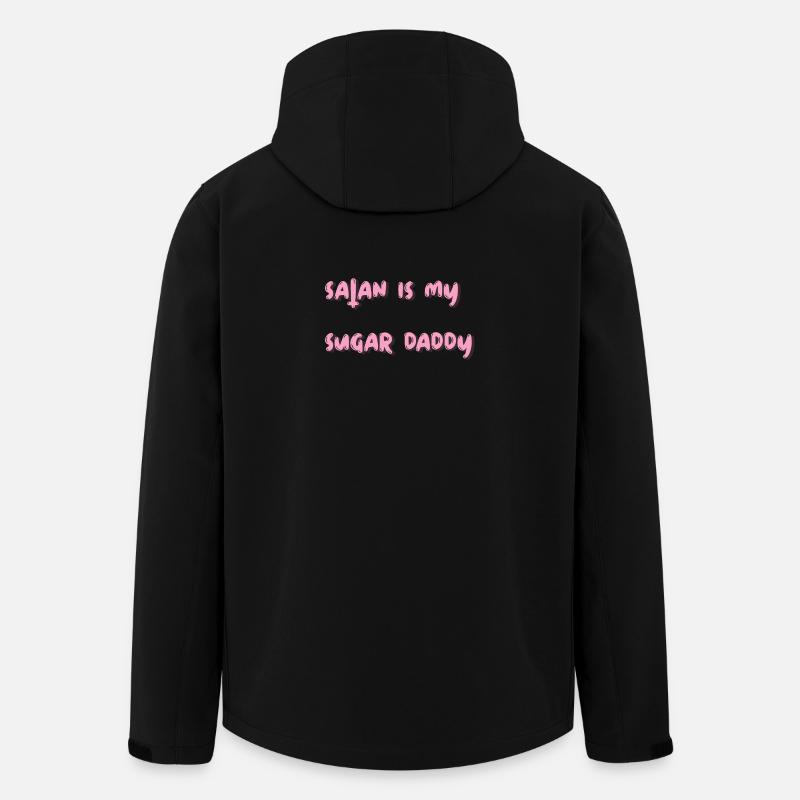 Satan ist mein Daddy - Recycelte Männer Softshell-Jacke von Stanley/Stella - Schwarz