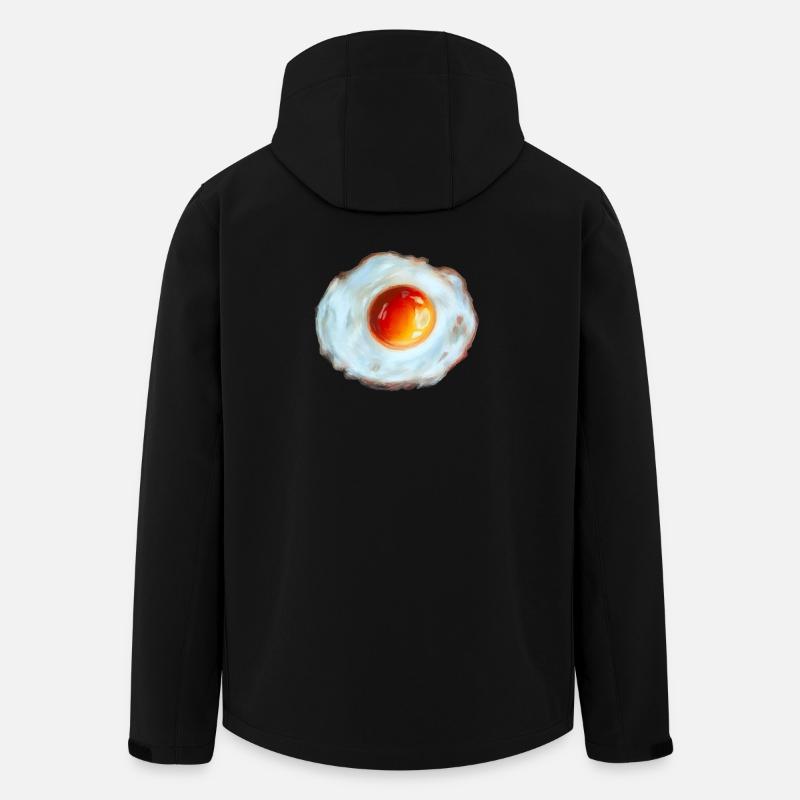 Sonnen-Ei Aquarell - Recycelte Männer Softshell-Jacke von Stanley/Stella - Schwarz
