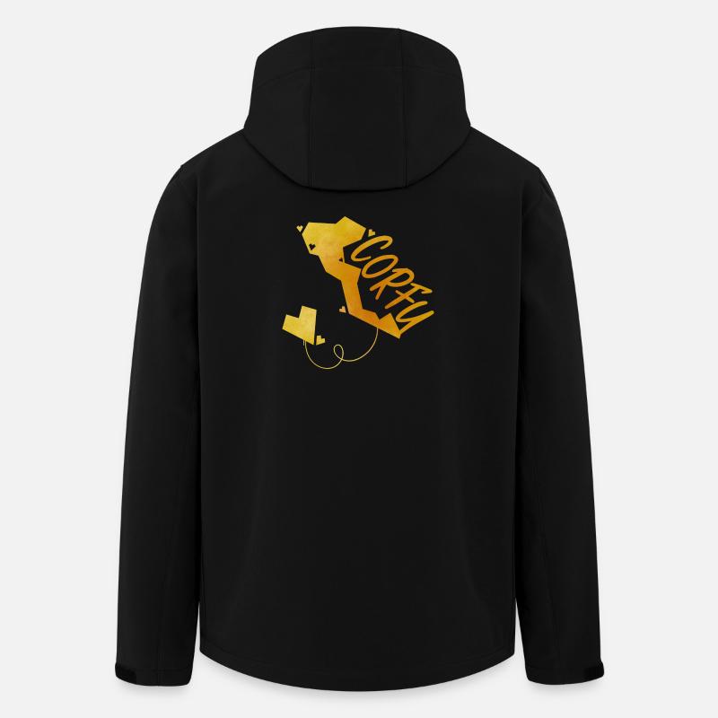 Corfu - Men’s Recycled Softshell Jacket by Stanley/Stella - black