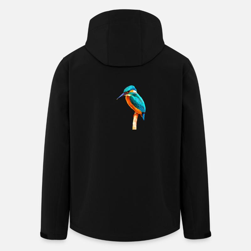 Kingfisher - Veste softshell homme en polyester recyclé Stanley/Stella - noir