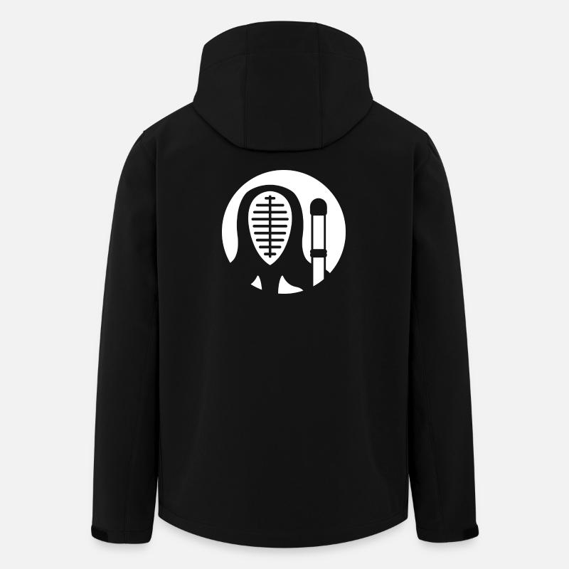 Kendo Kenjutsu Schwertkampf - Recycelte Männer Softshell-Jacke von Stanley/Stella - Schwarz