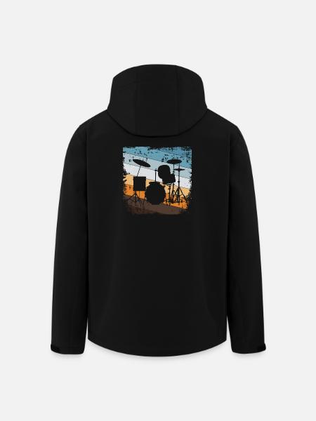 Batteries - Veste softshell homme en polyester recyclé Stanley/Stella - noir