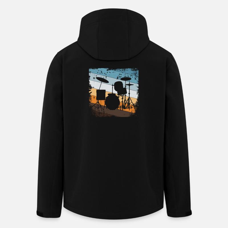 Batteries - Veste softshell homme en polyester recyclé Stanley/Stella - noir