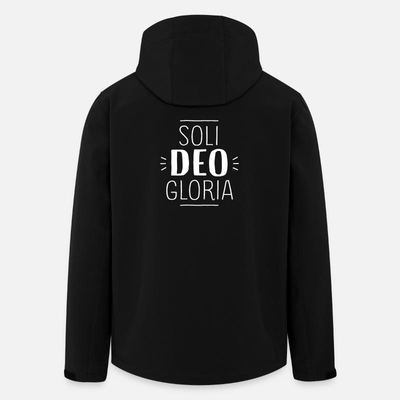 Soli Deo Gloria - Veste softshell homme en polyester recyclé Stanley/Stella - noir