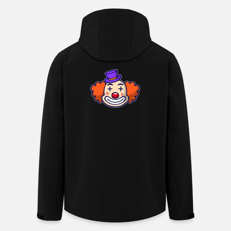 Fasching Clown Karneval - Recycelte Männer Softshell-Jacke von Stanley/Stella - Schwarz