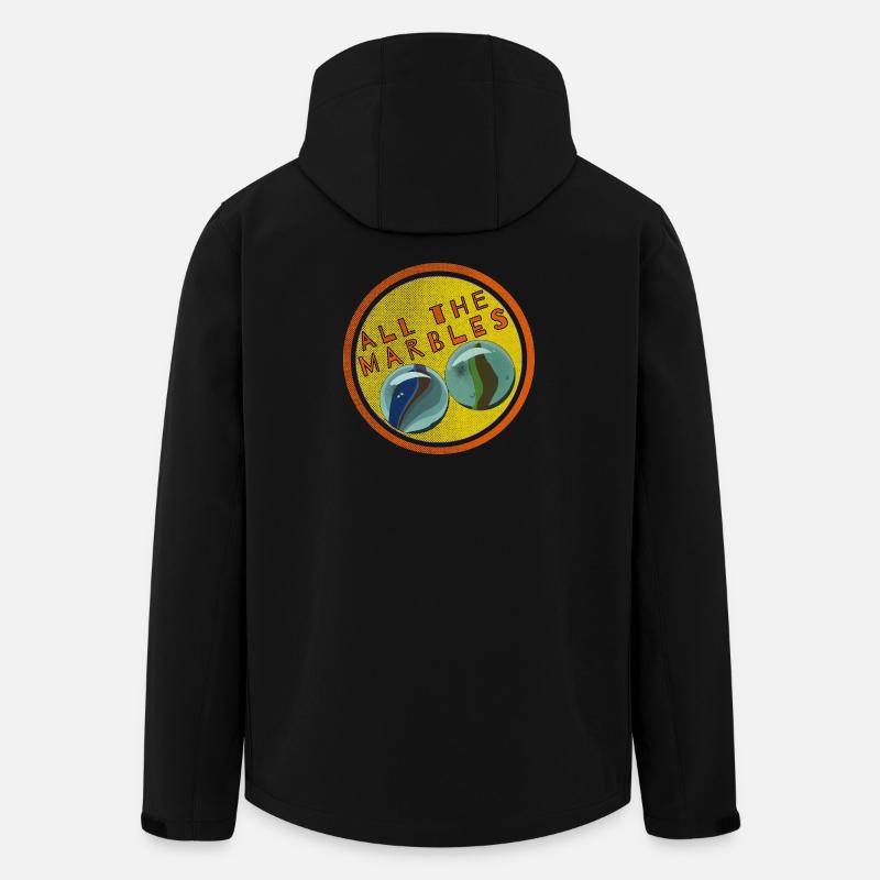 Alle Murmeln - Recycelte Männer Softshell-Jacke von Stanley/Stella - Schwarz