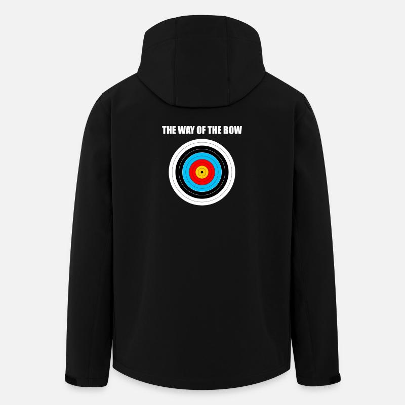 Cute Bow Hunting - Archery Target - Men’s Recycled Softshell Jacket by Stanley/Stella - black