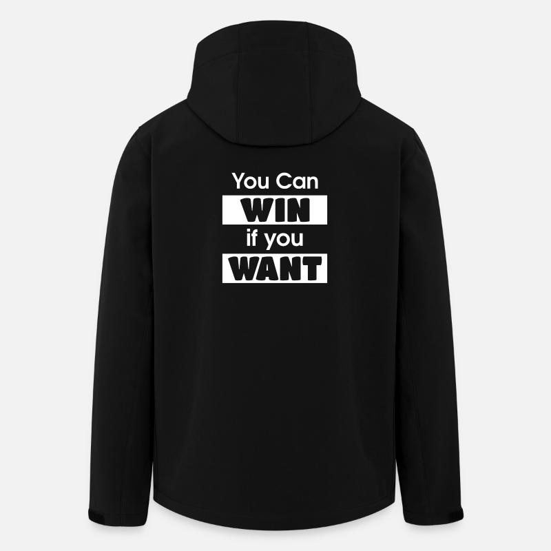 SIE KÖNNEN GEWINNEN, WENN SIE WOLLEN - Recycelte Männer Softshell-Jacke von Stanley/Stella - Schwarz