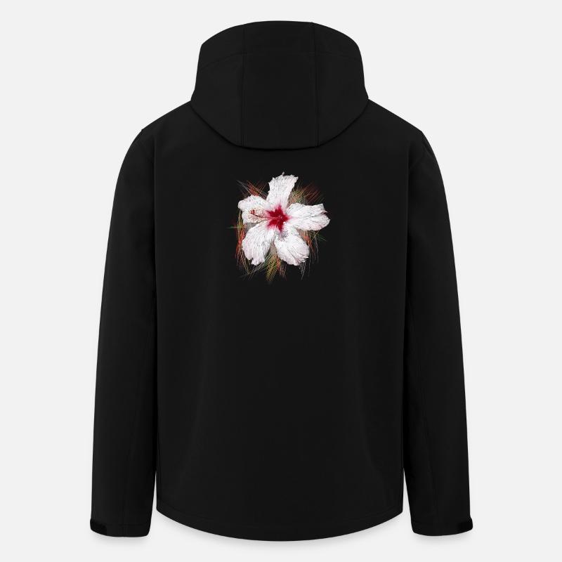 Blume - Recycelte Männer Softshell-Jacke von Stanley/Stella - Schwarz