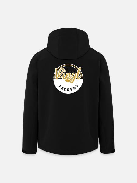 Vinyles - Veste softshell homme en polyester recyclé Stanley/Stella - noir