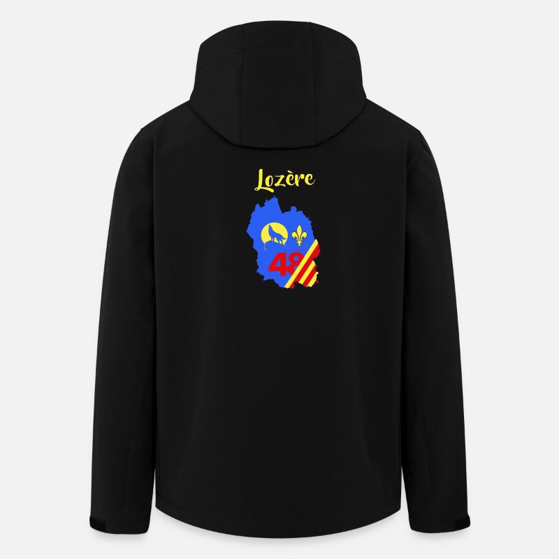 Lozère - Men’s Recycled Softshell Jacket by Stanley/Stella - black