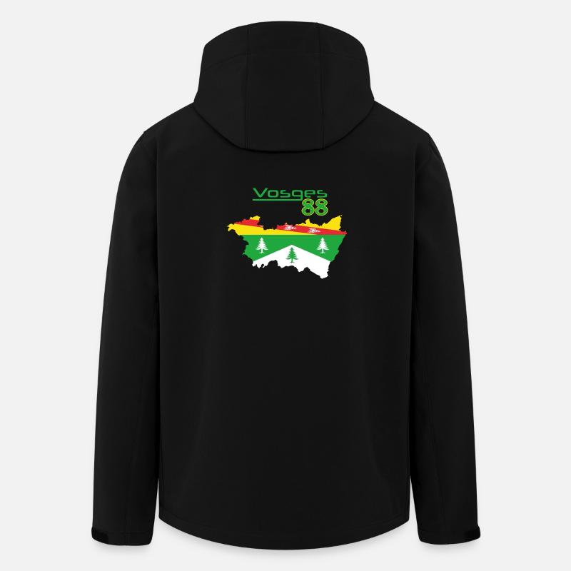Vosges - Recycelte Männer Softshell-Jacke von Stanley/Stella - Schwarz