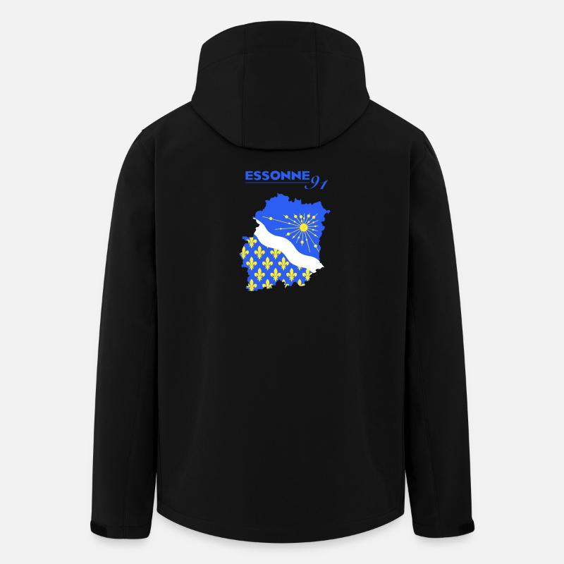 Essonne - Veste softshell homme en polyester recyclé Stanley/Stella - noir