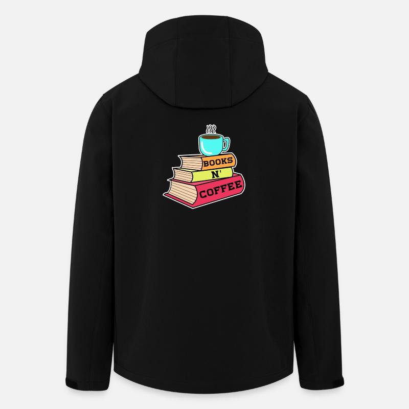 Koffein Kaffee Trinken Statement Kaffeeliebhaber - Recycelte Männer Softshell-Jacke von Stanley/Stella - Schwarz