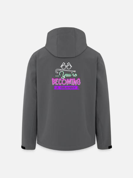 Glückwunsch Großmutter Oma Statement Brille - Recycelte Männer Softshell-Jacke von Stanley/Stella - Schwarz