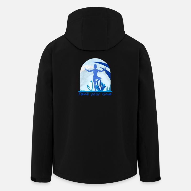 Yogi - Recycelte Männer Softshell-Jacke von Stanley/Stella - Schwarz