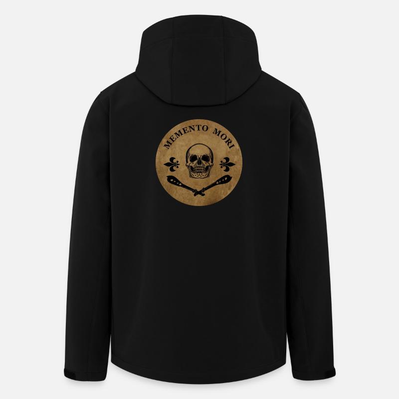 Memento Mori - Recycelte Männer Softshell-Jacke von Stanley/Stella - Schwarz