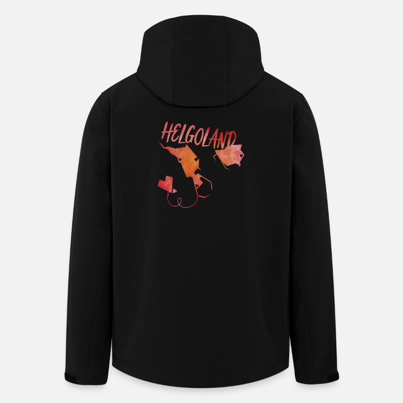 Helgoland - Recycelte Männer Softshell-Jacke von Stanley/Stella - Schwarz