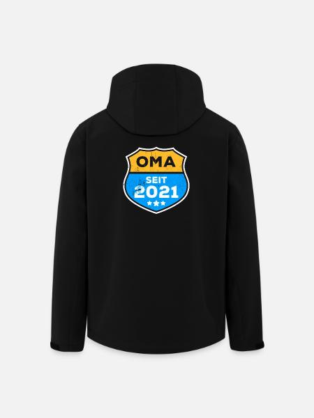 Seniorin Oma Großmutter Statement Ruhestand - Recycelte Männer Softshell-Jacke von Stanley/Stella - Schwarz