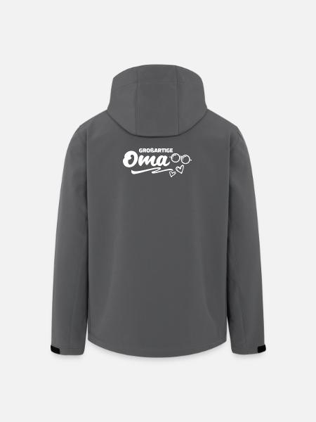 Großmutter Cool Oma Statement Brille Großmama - Recycelte Männer Softshell-Jacke von Stanley/Stella - Schwarz