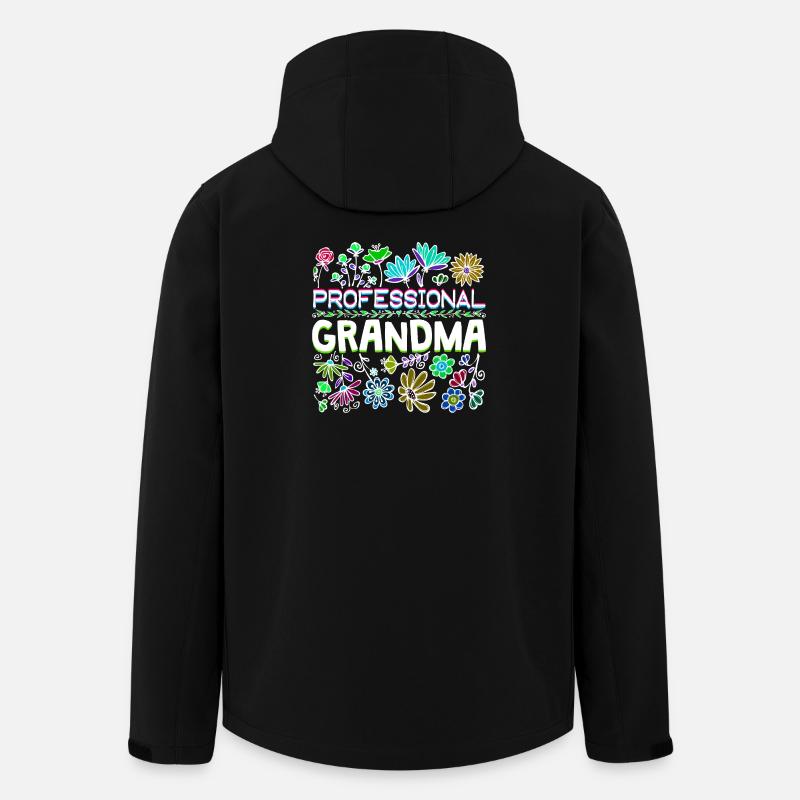 Großmama Spruch Großmutter Oma Ruhestand - Recycelte Männer Softshell-Jacke von Stanley/Stella - Schwarz